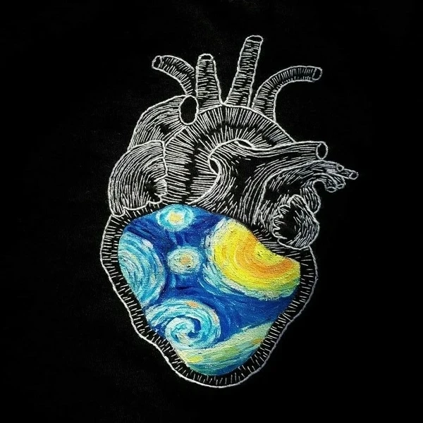 Tải ngay hình nền đen trắng trái tim nghệ thuật