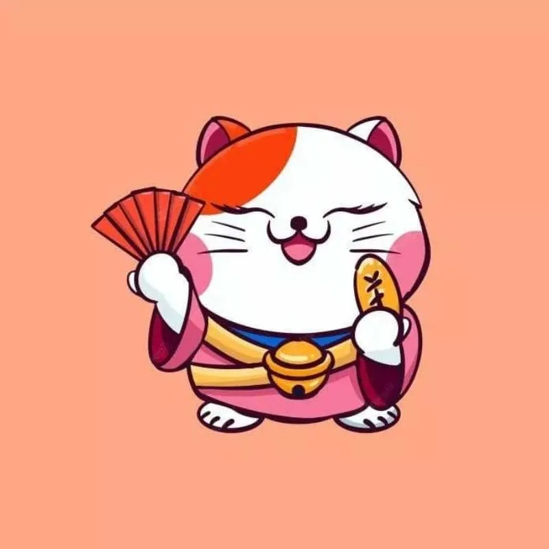 Bộ sưu tập avatar mèo vô tri hot trend