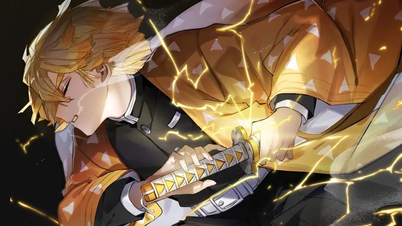 Cập nhật hình nền zenitsu chibi cực xinh