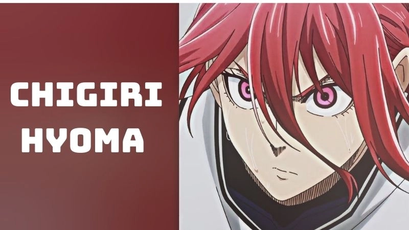 Chigiri mái tóc đỏ rực như cơn gió lướt sân