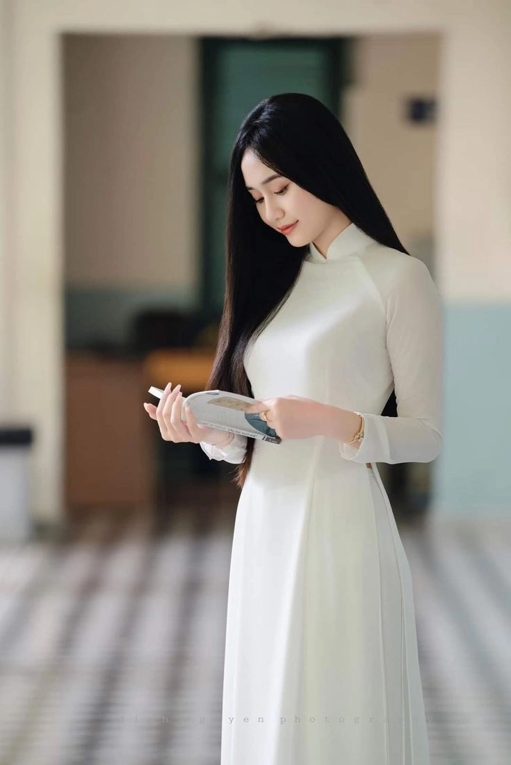 Bộ sưu tập ảnh học sinh áo dài nổi bật