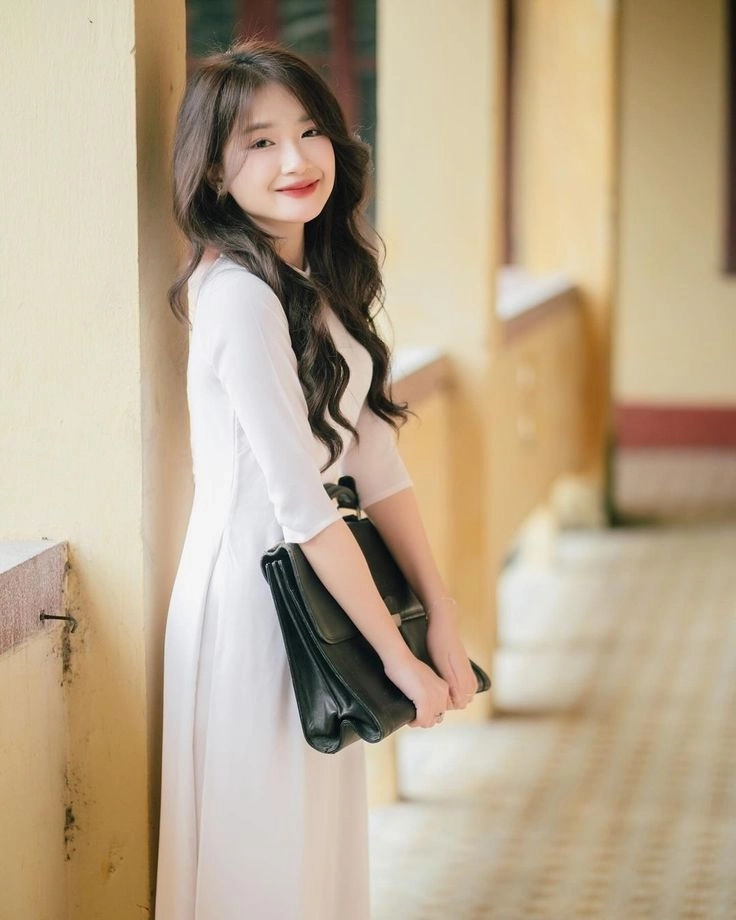 Cập nhật ảnh nữ sinh mặc áo dài đáng yêu