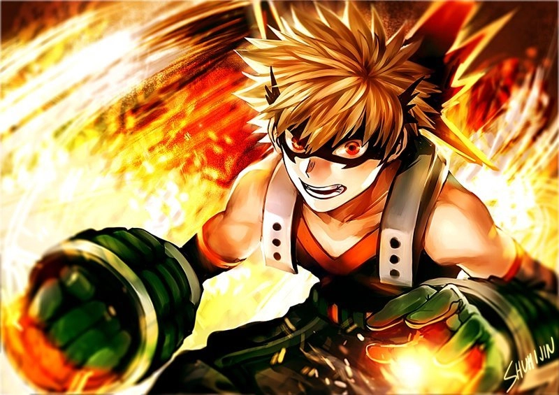 MHA Bakugo nổi bật trong từng trận chiến
