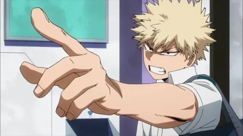 Katsuki Bakugo chiến binh cuồng nhiệt của lớp A