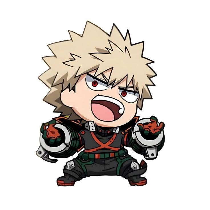 Bakugou chibi cute khiến fan đổ rạp vì ngọt ngào
