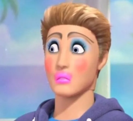 Hôm nay hơi kiệt sức như tired barbie meme