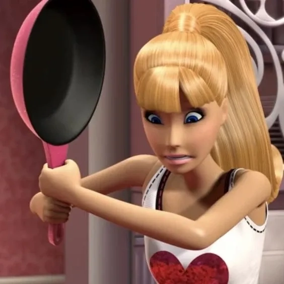 Khi chó cũng muốn làm meme cùng barbie meme dog