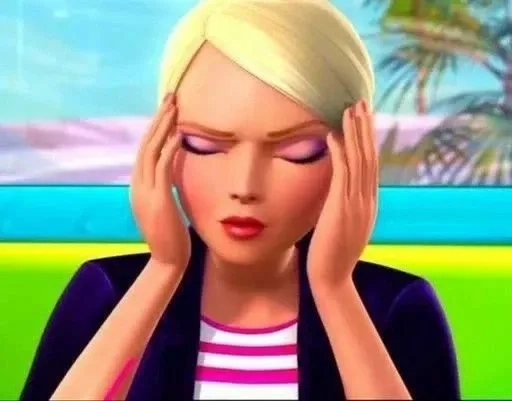Giao diện dễ thương không thể rời mắt barbie meme cute