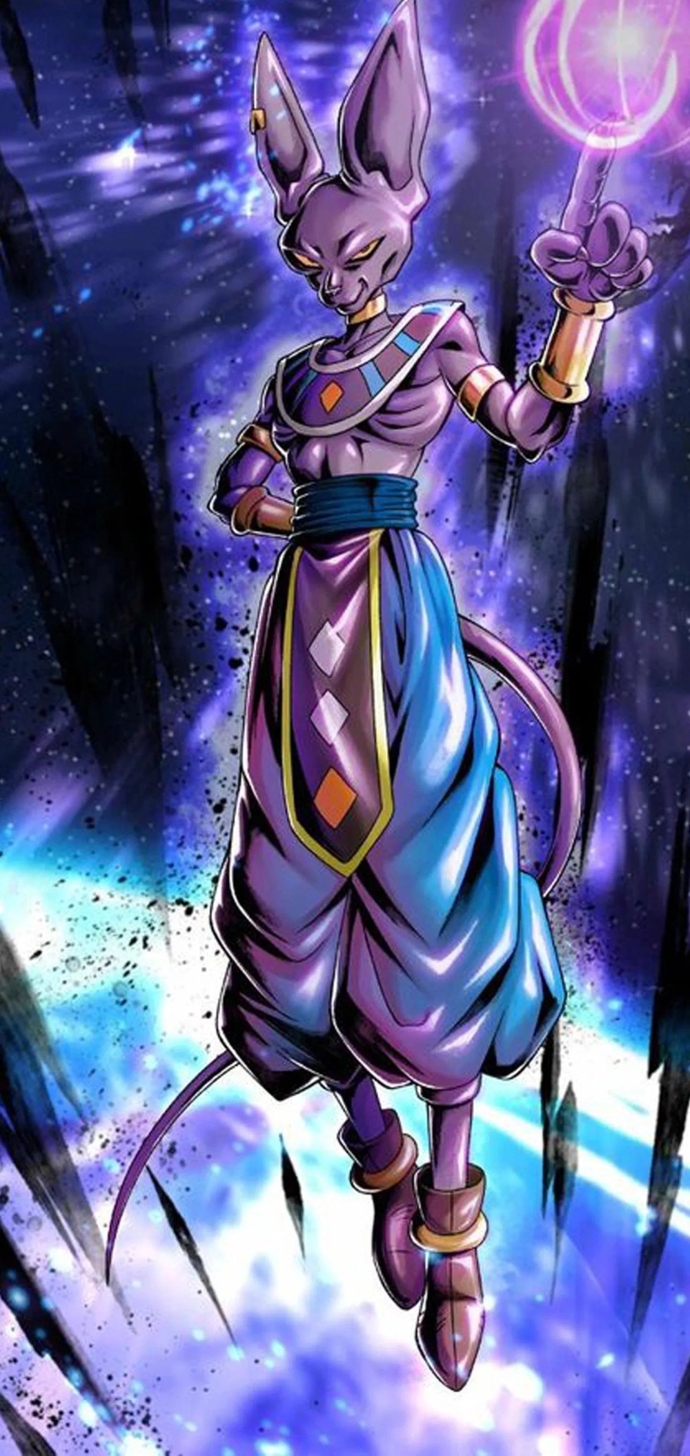 Beerus sama thần thái khiến vũ trụ run sợ