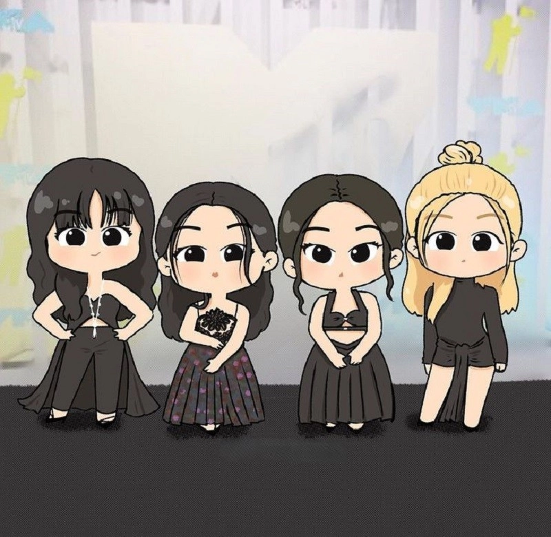 Tải bộ sưu tập blackpink chibi cute siêu đáng yêu