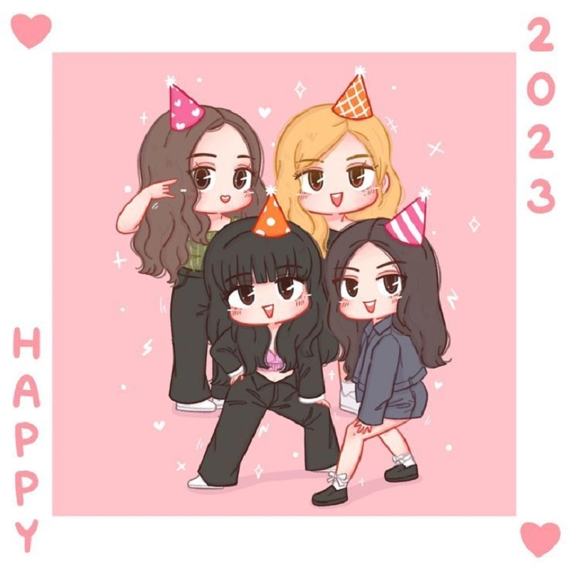 Không thể rời mắt khỏi chibi blackpink cute