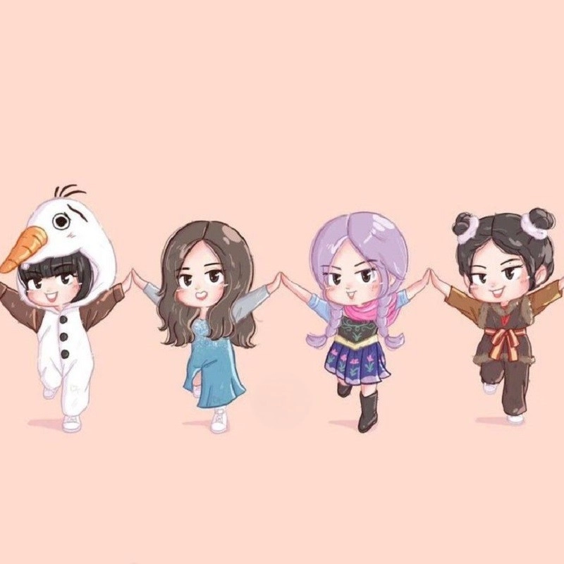 Chiêm ngưỡng hình blackpink cute chibi đáng yêu