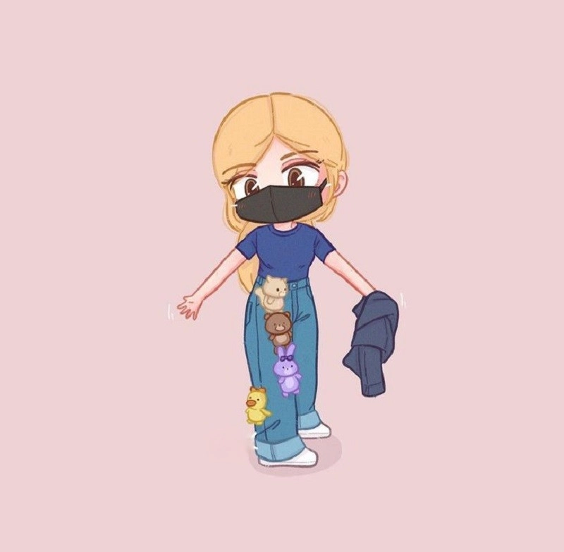 Ngắm jennie chibi cute phiên bản hoạt hình siêu đáng yêu