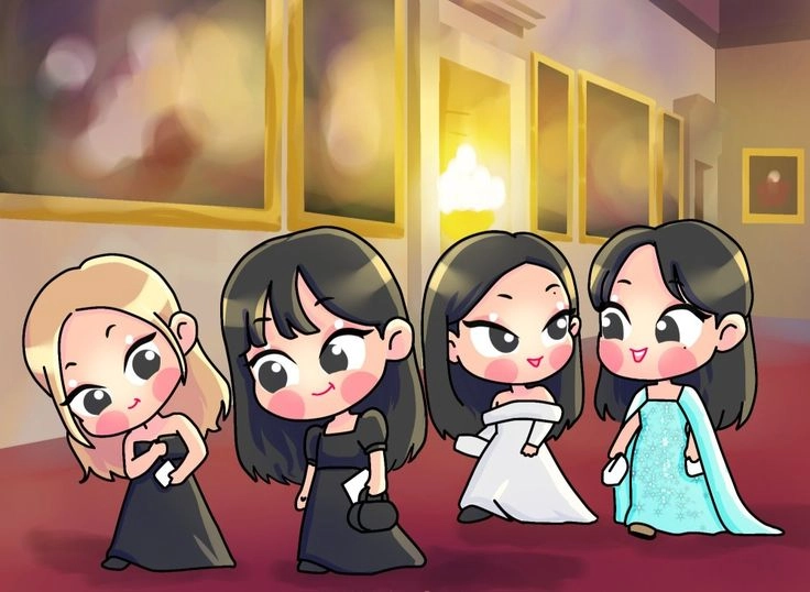 Hình vẽ chibi blackpink chuẩn gu mọi fan
