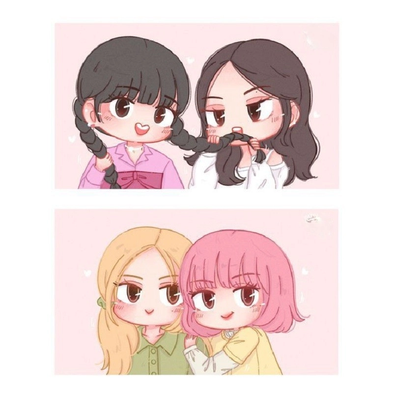 Chiêm ngưỡng hình vẽ chibi blackpink chất lượng cao