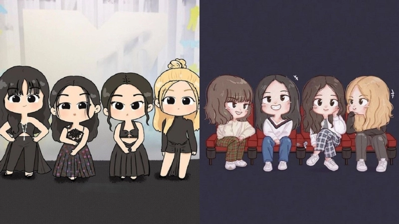 Ảnh blackpink cute chibi là như thế nào