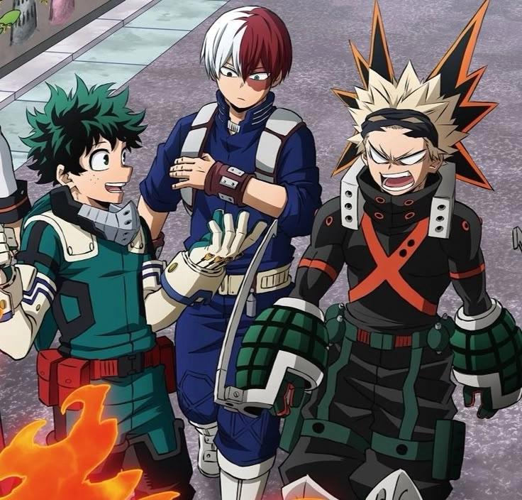 Bakugou Midoriya Todoroki bộ ba khiến fandom phát cuồng