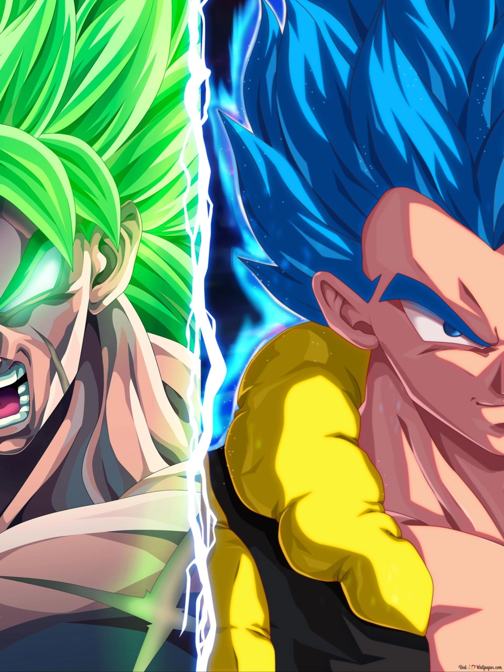 Broly x Gogeta đối đầu giữa hai chiến binh huyền thoại