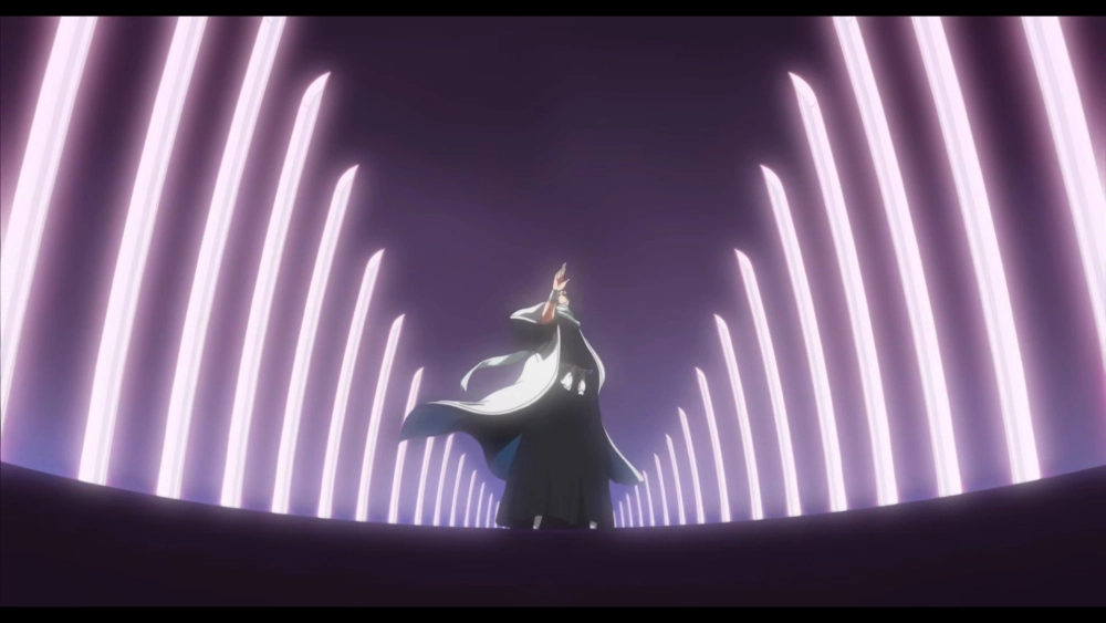 Bleach Byakuya Bankai chiêu thức đẹp ngỡ ngàng
