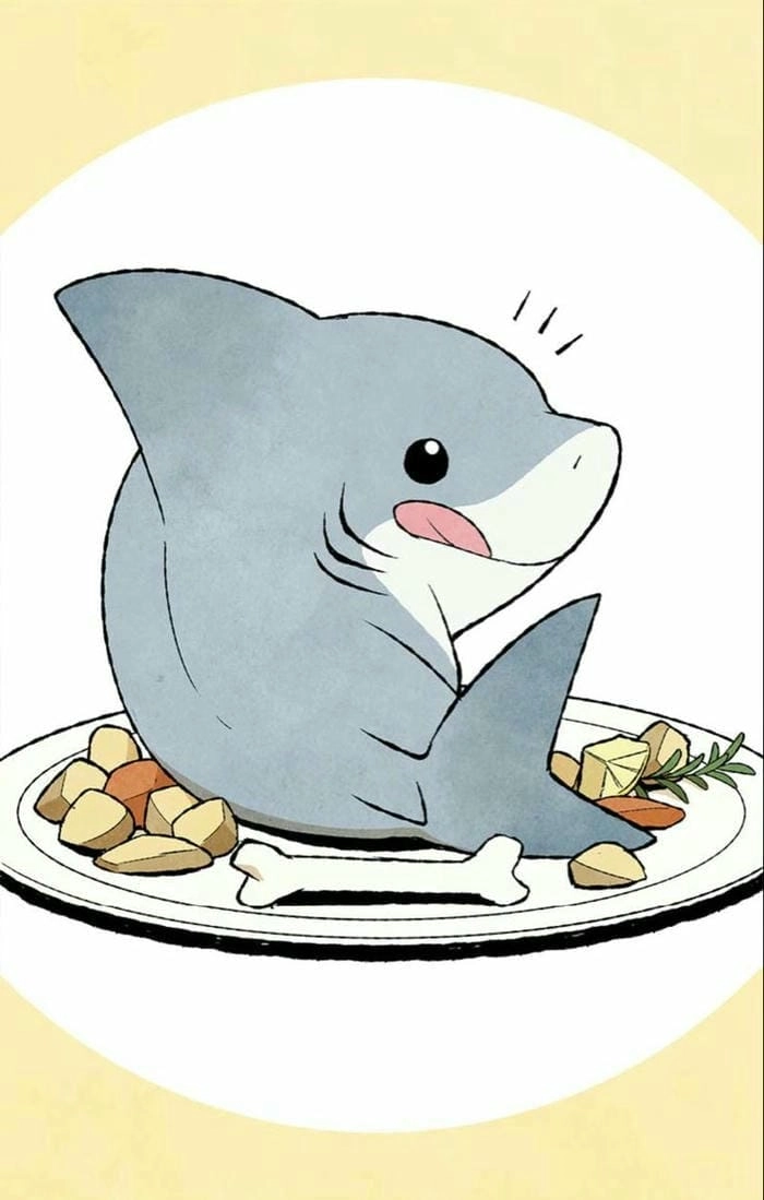 Cùng xem anime cá mập chibi cute mới nhất