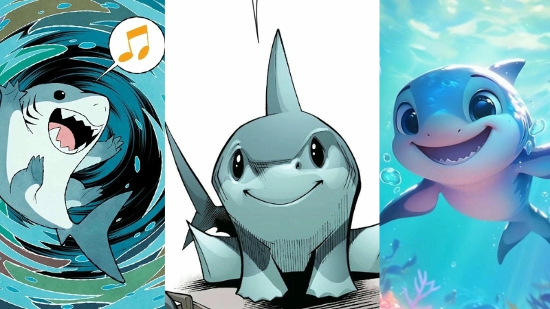 Ảnh cá mập chibi là như thế nào