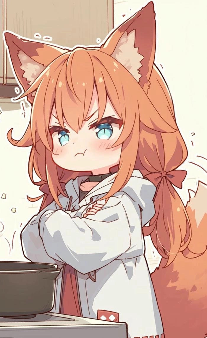 Ngắm nhìn con cáo chibi cực dễ thương