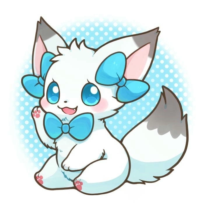 Ngắm nhìn cáo chibi siêu cute đáng yêu