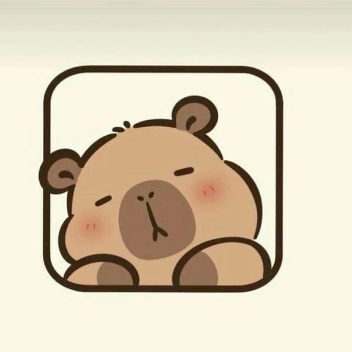 Bộ ảnh capybara cute chibi nổi bật nhất