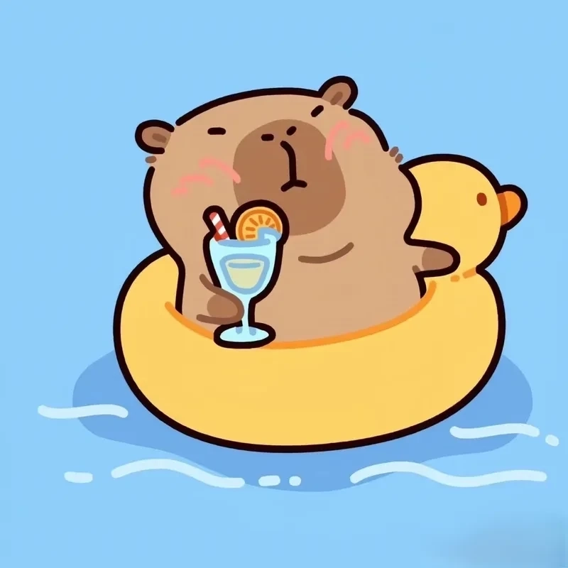 Học nhanh cách vẽ capybara chibi cute đơn giản
