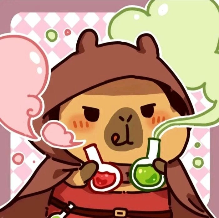 Thử ngay hình vẽ capybara chibi cute dễ thương