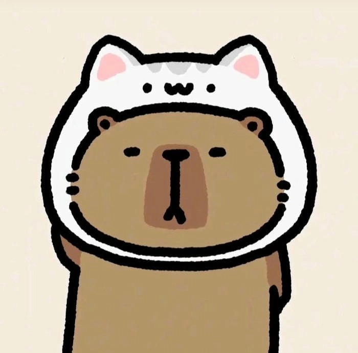 Đổi mới hình nền máy tính capybara chibi độc đáo