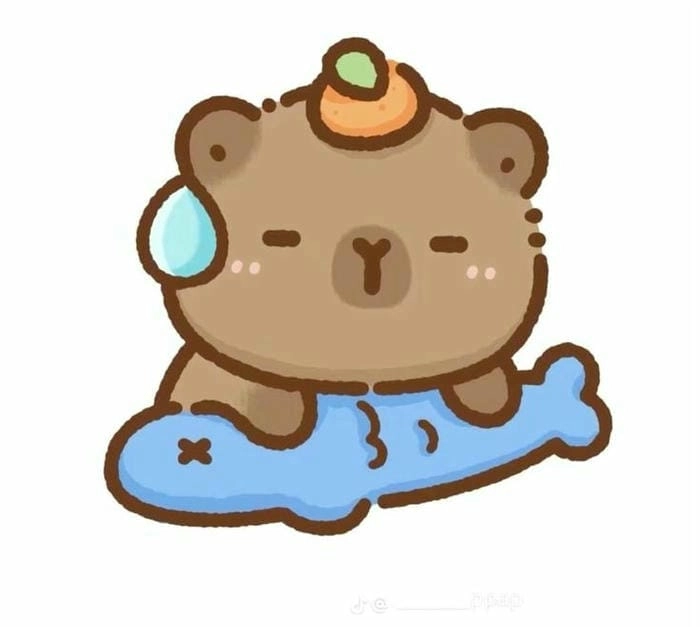 Khám phá chibi hình ảnh capybara cute chibi đáng yêu