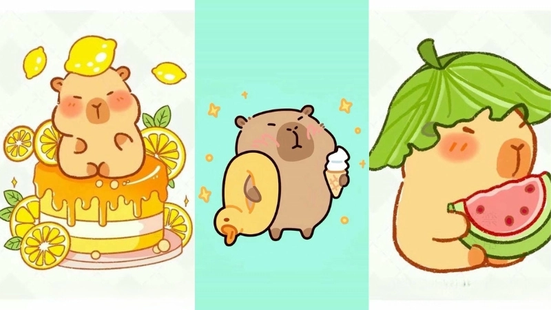 Ảnh capybara chibi là gì khiến dân mạng phát sốt