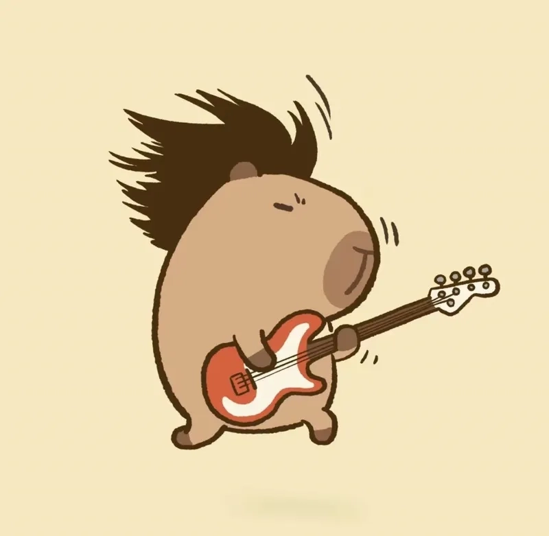 Trùm đáng yêu đổ bộ với capybara meme cute