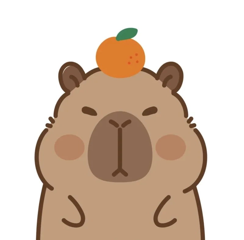 Capybara chibi siêu cưng trong capybara meme chibi