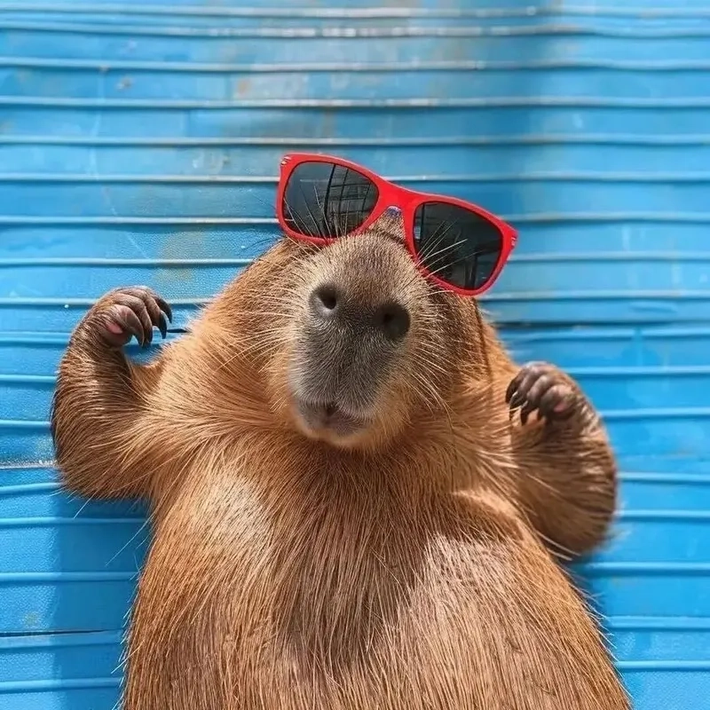 Dễ thương như trứng gà chính là capybara egg meme