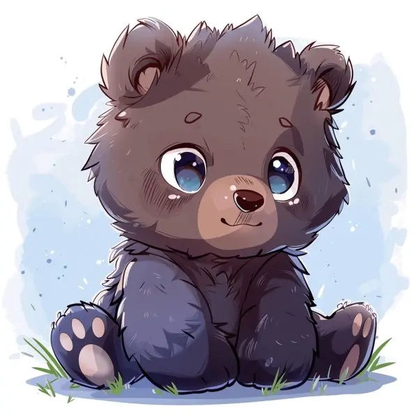 Lưu ngay ảnh chibi avatar gấu cute cực kỳ đáng yêu