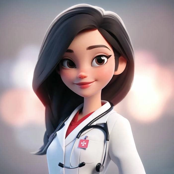 Tải miễn phí hình ảnh bác sĩ hoạt hình dễ thương