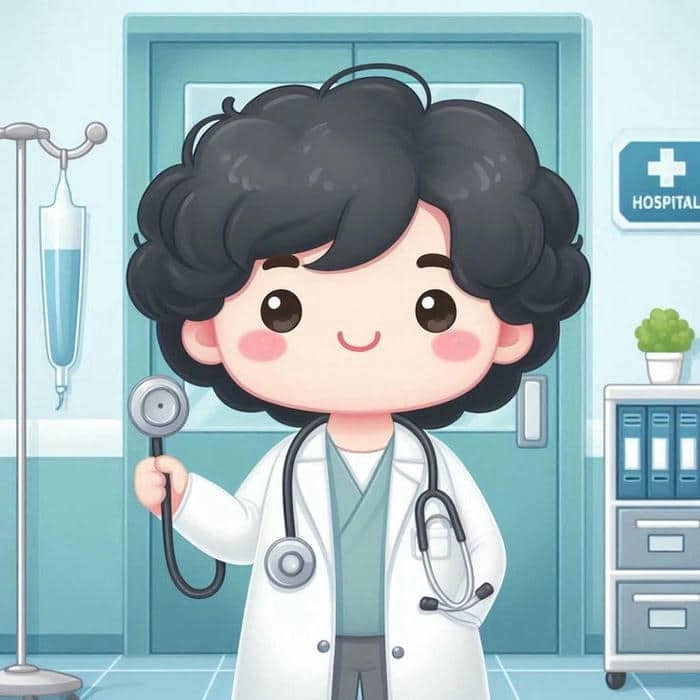 Lưu ngay ảnh bác sĩ chibi đẹp nhất cho trang cá nhân