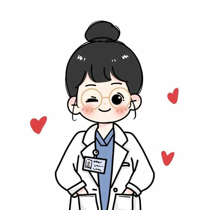 Tải về hình slide bác sĩ chibi dễ thương cho bài thuyết trình