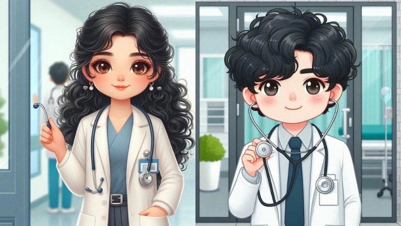 Ảnh chibi bác sĩ là như thế nào