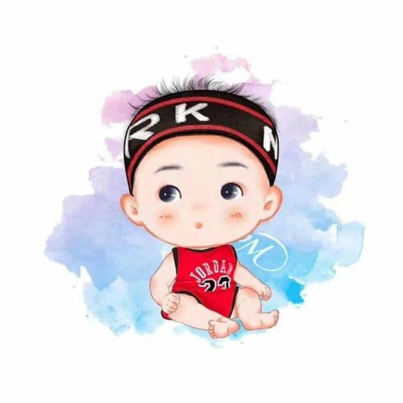 Gợi ý chibi bé trai sinh nhật cho thiệp mời sáng tạo
