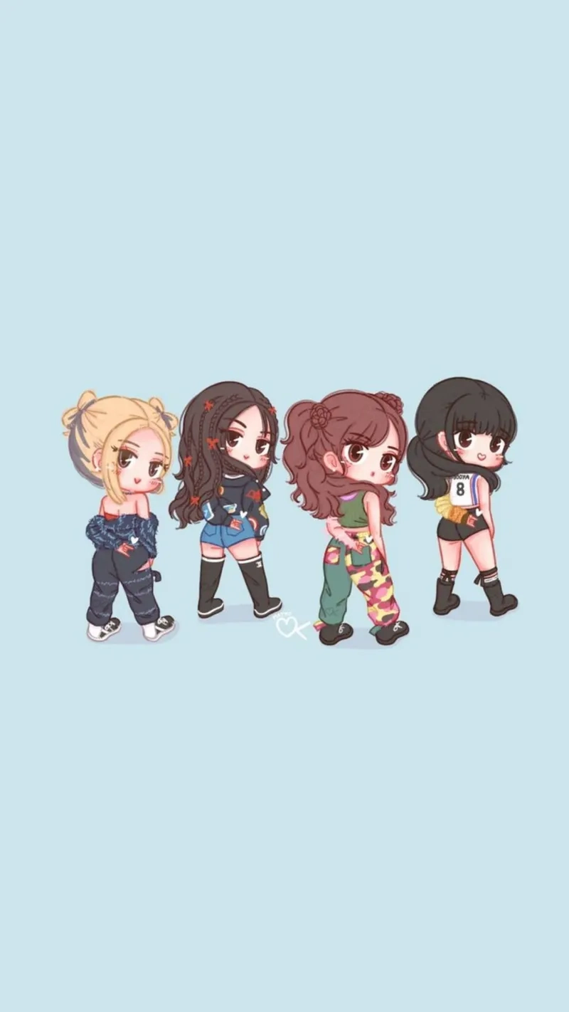 Xem ngay hình nền black pink cute siêu yêu