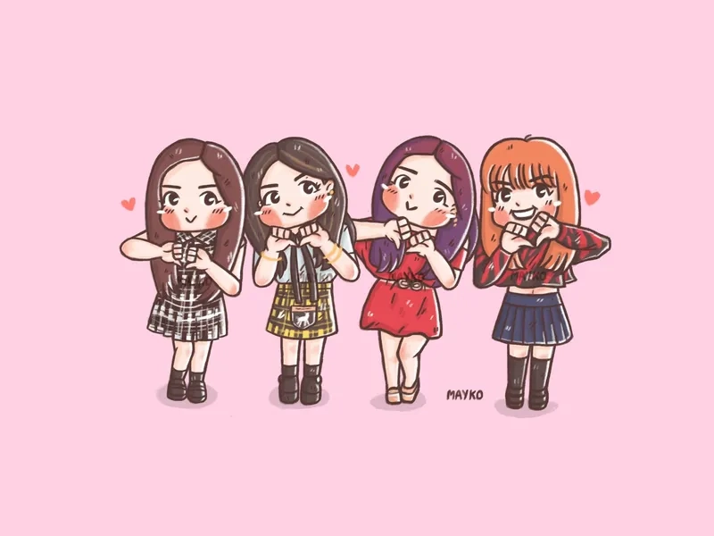 Khám phá ngay black pink hình nền đẹp