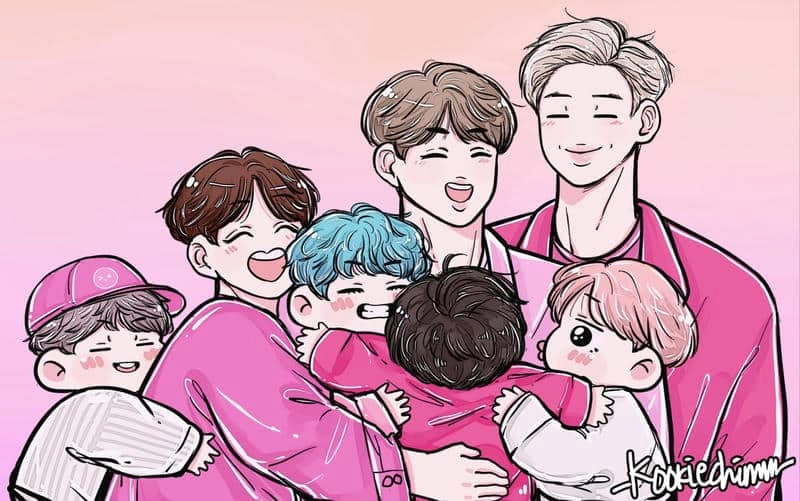 Tải ngay ảnh chibi bts dễ vẽ đẹp