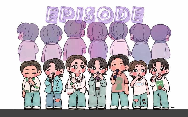 Tải ngay bộ bt21 chibi bts siêu xinh