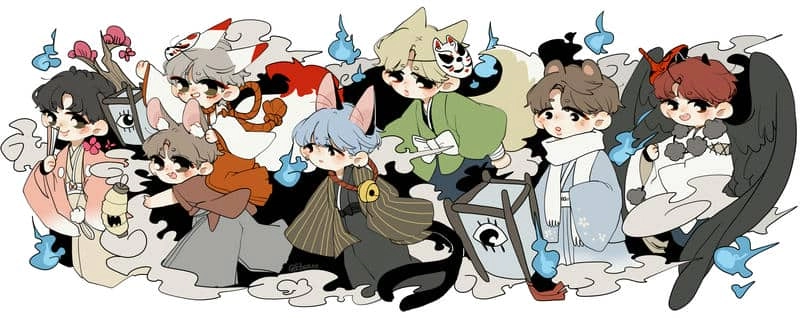Xem ngay bộ bts chibi hd sắc nét