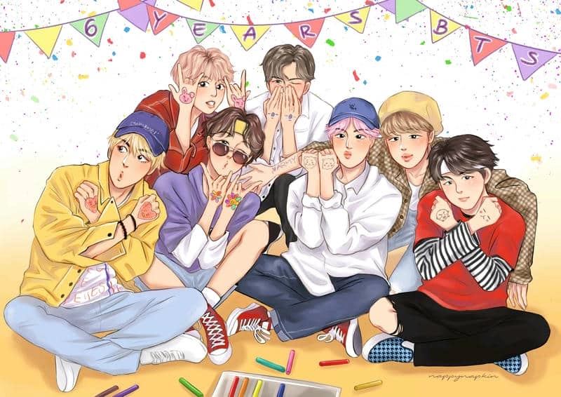Ngắm trọn bộ bts chibi idol đẹp lạ