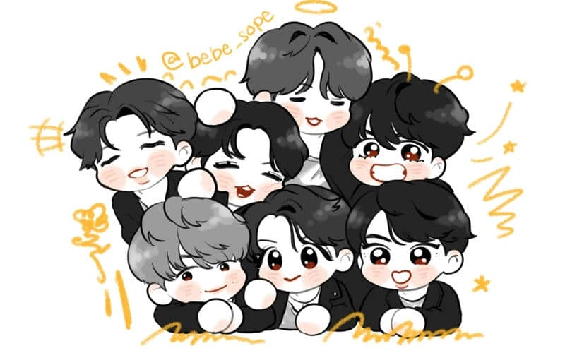 Tải ngay bts chibi photo đẹp nhất