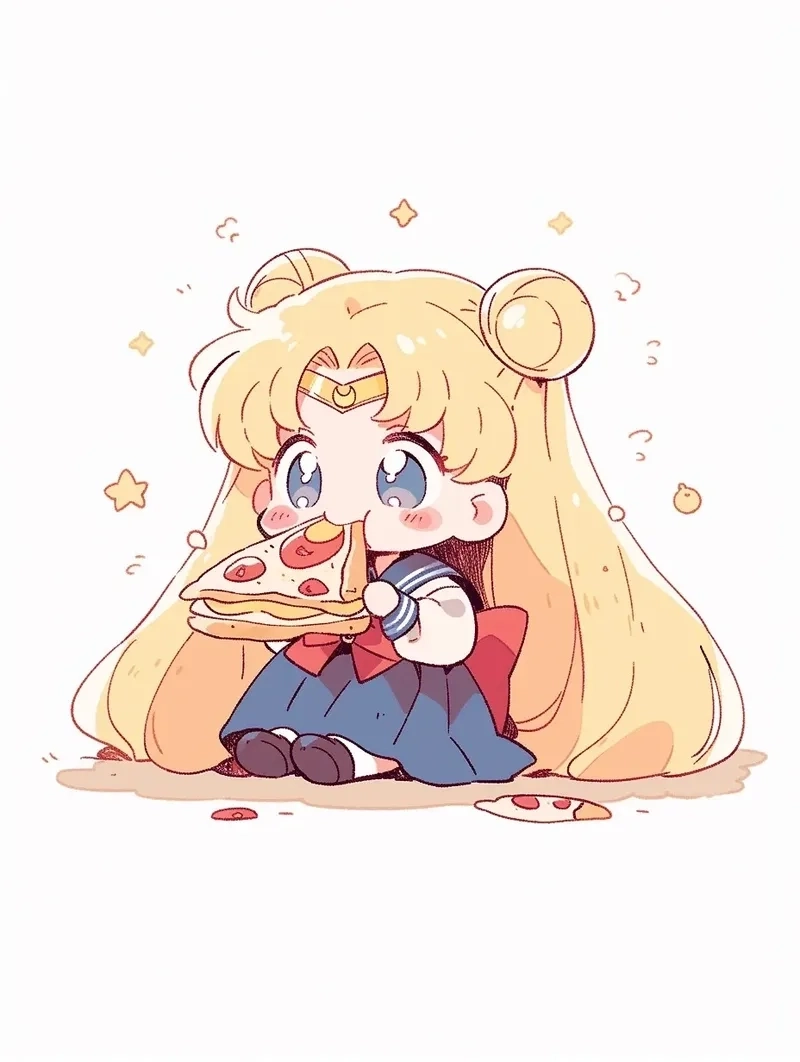 Chiêm ngưỡng hình anime chibi đơn giản siêu cute